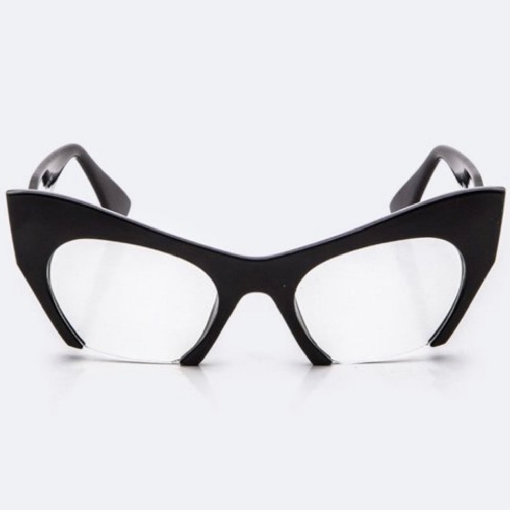 Black Retro Cateye Frames